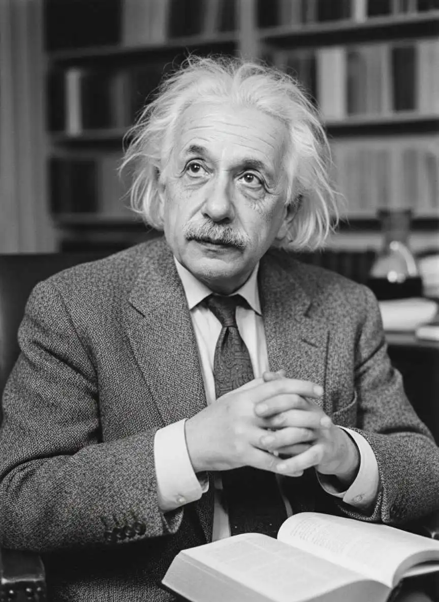 Albert Einstein passed away