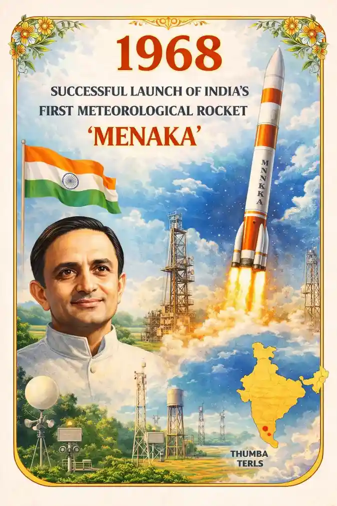 First Meteorological Rocket Menaka