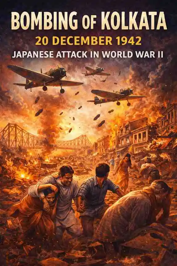 Japan Air Attack on Kolkata, 1942